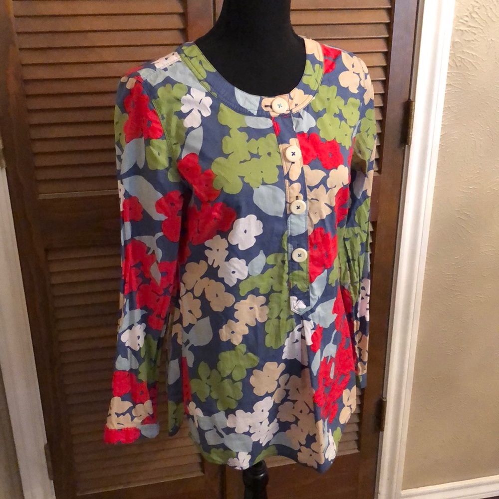 Boden Bright Floral Tunic